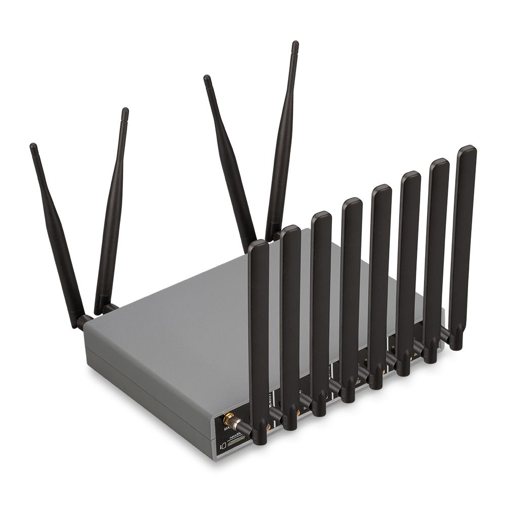 Kroks Rt-Cse 4M m12-G гигабитный роутер с четырьмя встроенными 4G модемами LTE Cat.12
