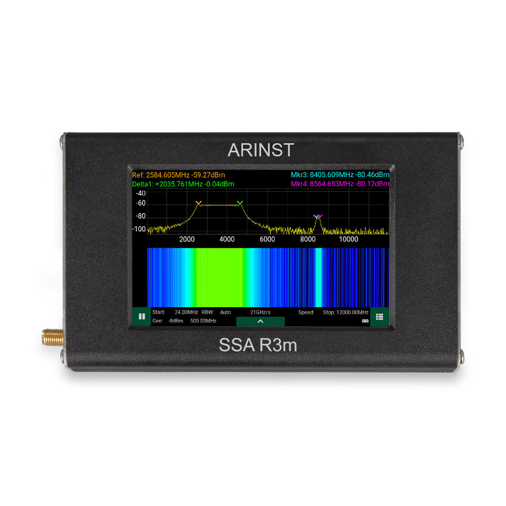 Arinst SSA R3m портативный анализатор спектра, 140МГц - 7ГГц