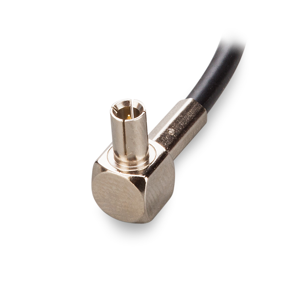 Разъем TS9(male) на кабели RG-174, RG-316, угловой, обжимной 